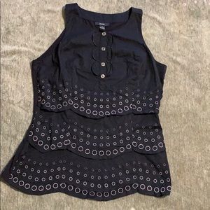Super cute Alfani sleeveless top lace detail sz 8